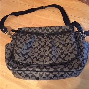 Gently used Authentic COACH diaper bag